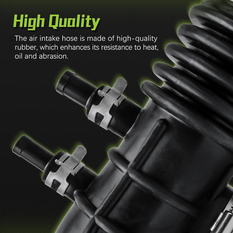 VINMS 16578-4S100 Air Intake Hose Tube With Clamps for Nissan 1999-2004 Frontier 3.3L,2000-2004 Xterra V6 3.3L - Image 3